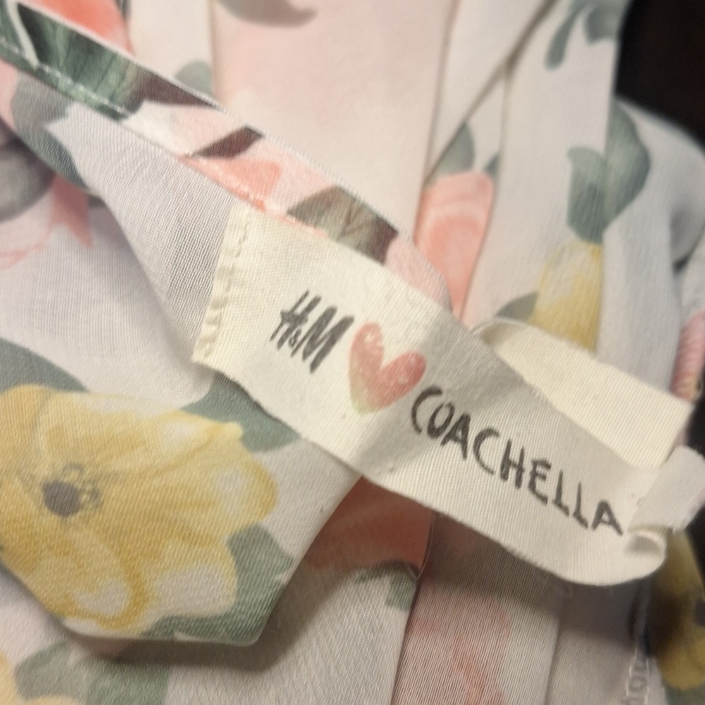 H & M x Coachella floral kimono Size M - Picture 8 of 10